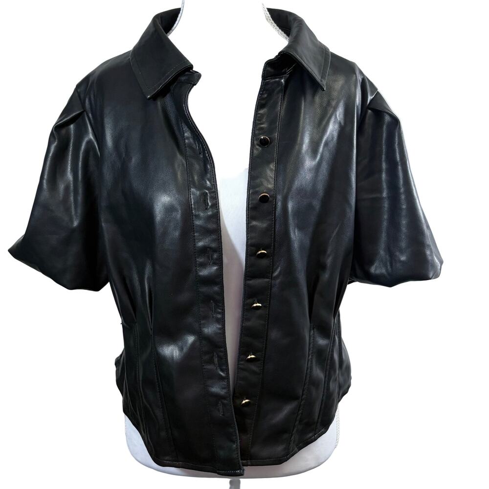 Bagatelle New York Faux Leather Jacket — NWT, size large